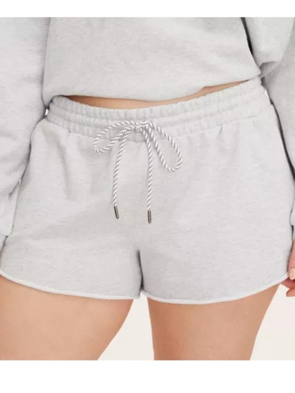 Women's Mid-Rise Pull-On Sweatshorts - Parke x Target Heather Gray L